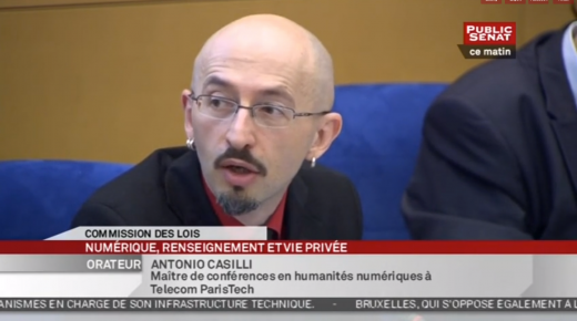 [Vidéo et compte rendu] Antonio Casilli au Sénat pour la journée "Vie privée et renseignement" (22 mai 2014)