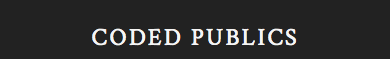 Dans Coded Publics (Australia, 23 juin 2016)